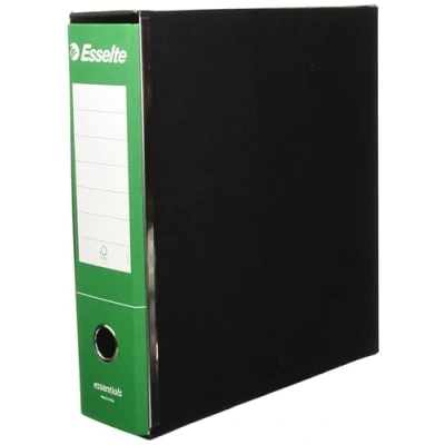 Immagine di ESSELTE G75 ESSENTIALS Registratore f.to protocollo dorso 8 cm Verde 390775180