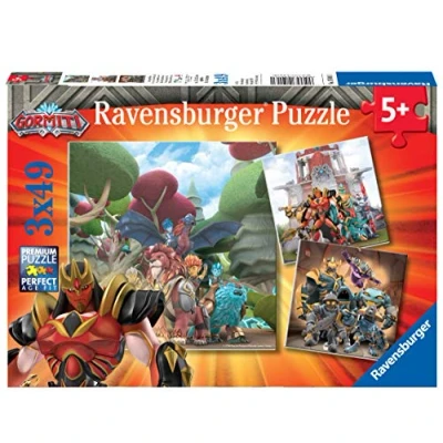 Immagine di Ravensburger Gormiti Puzzle per Bambini, Multicolore, 3 x 49 Pezzi, 05016