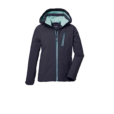 Immagine di killtec Ragazze Giacca funzionale con cappuccio/giacca invernale impermeabile KOW 169 GRLS JCKT, black blue, 128, 40926 000