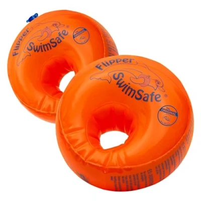 Immagine di Flipper Swimsafe 1010 aiuto al galleggiamento per bambini a partire da 12 mesi nuoto sicuro con anima in schiuma PE infrangibile imparare nuotare