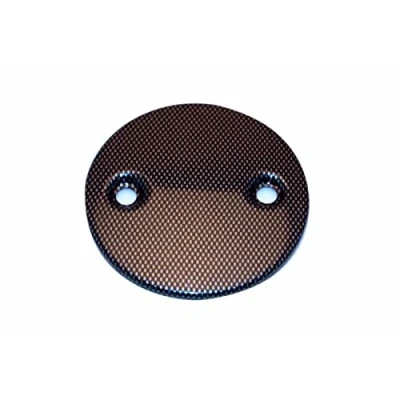 Immagine di one by Camamoto cod. 77282200 kit set coppia coperchi tappi variatore frizione colore carbon look carbonio compatibile con yamaha t max 500 anno 2001 2002 2003 2004 2005 2006 2007 2008 2009 2010 2011