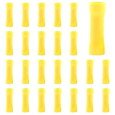 Immagine di CEEYSEE 100 Pezzi Connettori Elettrici per cavi isolati Testa Capicorda Terminali Crimpare da 4,0 6,0 mm² (Giallo/YPTY)