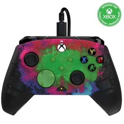 Immagine di PDP Xbox REMATCH GLOW Wired controller Space Dust