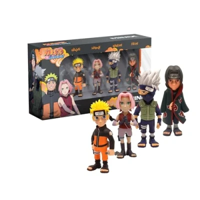 Immagine di MINIX Naruto Shippuden Confezione da 4 Statuetta collezione 7 cm (Naruto, Kakashi, Itachi, Sakura)