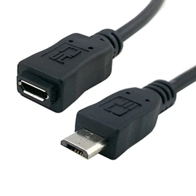 Immagine di chenyang Micro USB 2.0 Tipo B 5Pin Cavo di estensione da maschio a femmina per tablet e telefono MHL OTG 1.5M