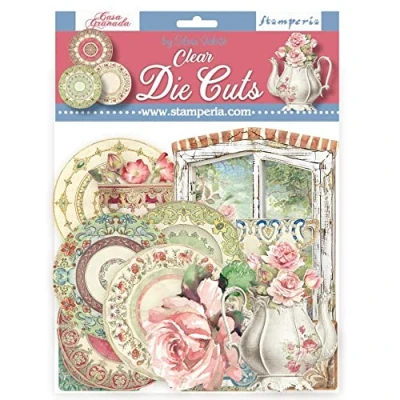 Immagine di Stamperia International Fustelle trasparenti Casa Granada, multicolore, 15 x 30 cm (DFLDCP22)