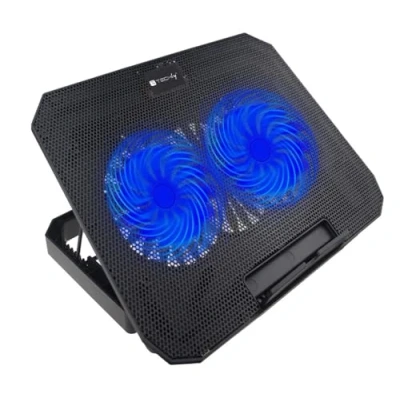 Immagine di Techly 368734 Supporto per Notebook Fino a 17&quot; con Sistema di Raffreddamento Nero