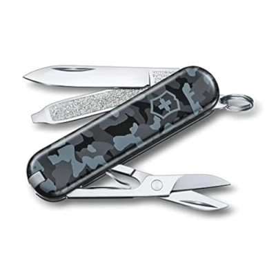 Immagine di Victorinox, Classic, Coltellino Svizzero, Originale, Multiuso, Campeggio, 7 Funzioni, Lama, piccola, Lima per unghie