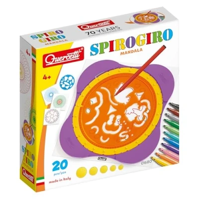 Immagine di Quercetti Q1680 1680 Spirogiro Mandala, Spirograph Spiral Designer