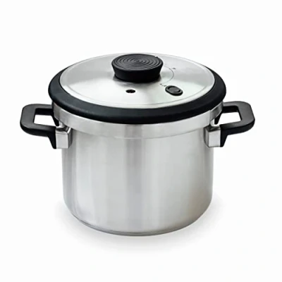 Immagine di Lacor 71786 Pentola a pressione super veloce con maniglie Sicuro resistenti al calore Induzione Acciaio Inox 18/10 Fondo termodiffusore 6L 22cm.