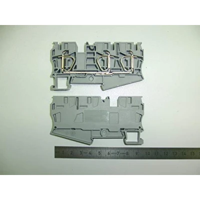 Immagine di Phoenix Contact ST 10 TWIN 3035288 Morsetto passante componibile Numero Poli (num): 3 0.2 mm² Grigio 25 pz.