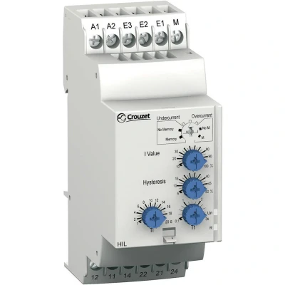 Immagine di Relè di monitoraggio 24, 24 240, 240 V/DC, V/AC 2 scambi Crouzet HIL 1 pz.
