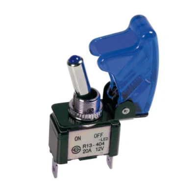 Immagine di INTERRUTTORE CON SICURA 12/24 MAX 20A LED BLU