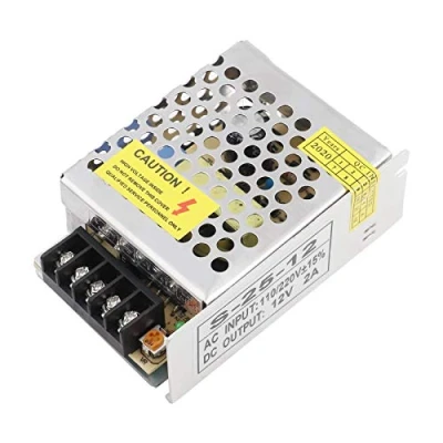 Immagine di alimentatore a commutazione, Attrezzature elettriche switching Monitoraggio LED Trasformatore di alimentazione DC 12V 2A Adattatore per commutazione