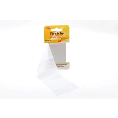 Immagine di Kleiber Nastro per riparazioni Abiti Elastico termoadesivo 40 x 6 cm, Celeste