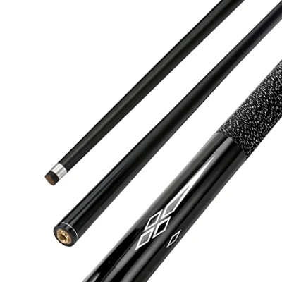 Immagine di PIASSO 147CM Stecche da Biliardo Fibra di Carbonio in 1/2 Acero Giunto A Mano Billiard de Stecca, Taglia 3 Tip 19 21oz(Size:11.5MM)
