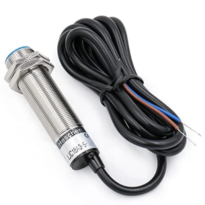 Immagine di Heschen M18 Interruttore sensore di prossimità capacitivo, Tipo schermato, LJC18A3 5 Z/CX, Detector 0 5mm, 10 30VDC 200mA, NPN NO+NC, 4 fili, CE