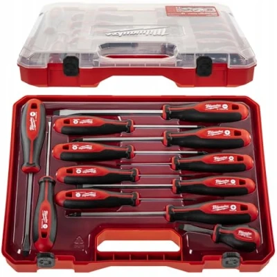 Immagine di MILWAUKEE 4932472003 Kit cacciavite 12 PH0, PH1, PH2, PZ0, PZ1, PZ2, SL2, SL2.5, SL4, SL5.5, SL6.5, SL8 mister auto, norauto, autozona