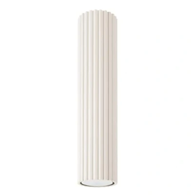 Immagine di Sollux Lighting Lampada Da Soffitto Faretto In Alluminio 1 Paralume 6,5 x 30 cm Karbon Beige