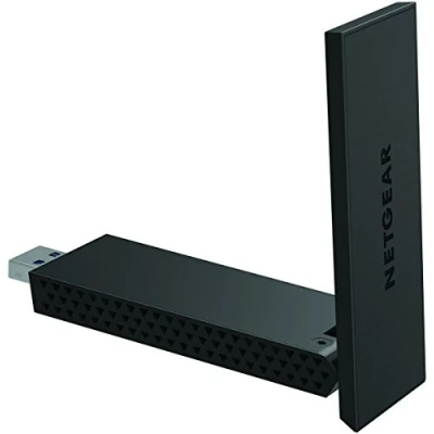 Immagine di Netgear A6210 100PES Adattatore USB 3.0 con Wi Fi, Push &#039;N&#039; Connect, Nero/Antracite