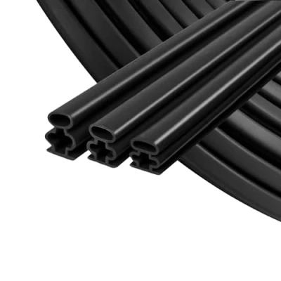 Immagine di Nizirioo Nastro sigillante autoadesivo per porte, finestre, 10 mm x 6 m, colore nero