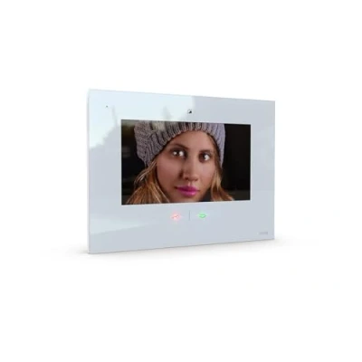 Immagine di m e modern electronics VDV 907 W Video citofono WLAN, Senza fili (radio) Unità interna Bianco