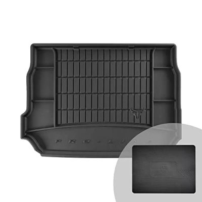 Immagine di FROGUM ProLine 3D Esclusivo Tappetino Vasca Baule Bagagliaio in gomma perfetto per Peugeot 2008 I 2013 2019 Comodo organizzatore Bordi più alti