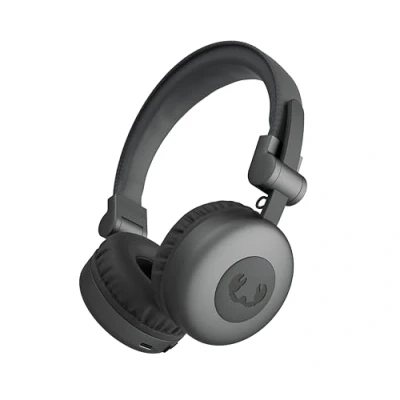 Immagine di Fresh &#039;n Rebel Code Core, Cuffie Bluetooth senza fili, sull&#039;orecchio, 30 ore di autonomia, con microfono e assistente vocale, controllo del volume tasti play/pause, pieghevoli (Storm Grey)