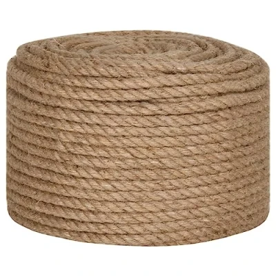 Immagine di vidaXL Corda in Juta 100% 12 mm Cima Intrecciata Fune Navale Cordame