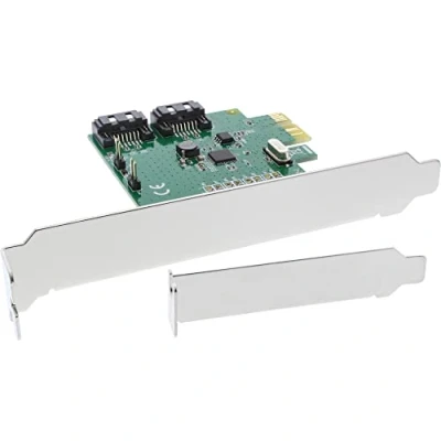 Immagine di InLine 22253 Scheda Controller SATA 6 GB, 2 Canali, PCI 2.0, Nero