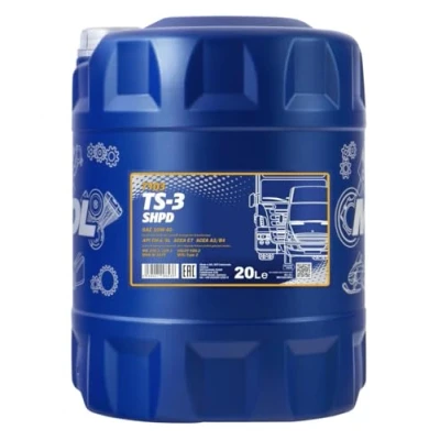 Immagine di MANNOL TS 3 SHPD 10W 40 API CH 4/CG 4/CF 4/SL Olio Motore, 20 Litri