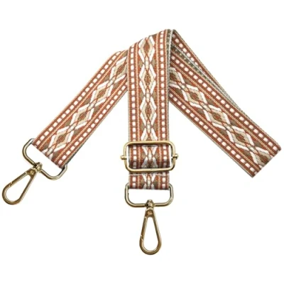 Immagine di Tracolla per Borsa Donna Regolabile, Cinghie Colorata, Tracolle Larga 3.8cm con Oro Moschettoni Crossbody Accessori, Arancione, N43