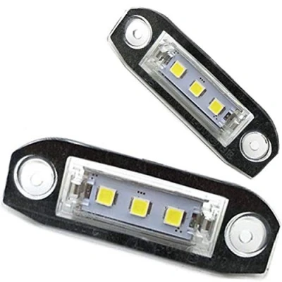 Immagine di Boomboost Luce Targa a LED Bianca Canbus 2PCS per S80 XC90 S40 V60 XC60 S60 C70 V50 XC70 V70 Lampada Numero Car Styling