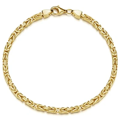 Immagine di MATERIA by Matthias Wagner SA 152 Bracciale da uomo in Argento 925 placcato oro, 18 23 cm, 21