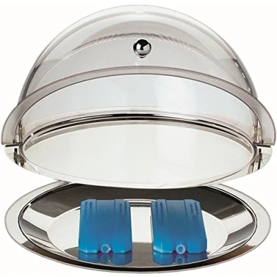 Immagine di APS Thermo Set 5 PZ Circa Diametro 38 cm, Altezza 24 in Acciaio Inox, 1 Roll Top aspirante, kuehlbar 35 cm Inox