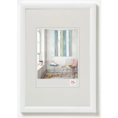 Immagine di walther design bianco 18 x 24 cm Cornice in plastica Trendstyle KP824W