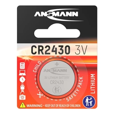 Immagine di ANSMANN 5020092 Cr 2430 Pile a Bottone Batteria Litio 3V