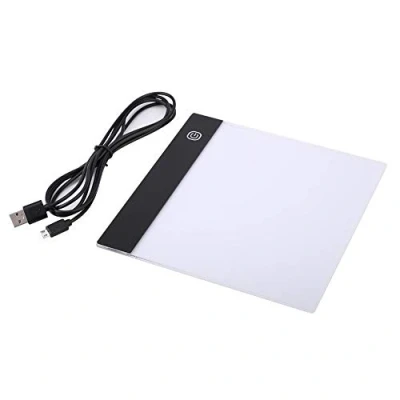 Immagine di Hilitand A5 Dimensioni LED Tracing Light Box Board Disegno Copia Pad Table + USB Cable Drawing Streaming Sketching Animation Stenciling