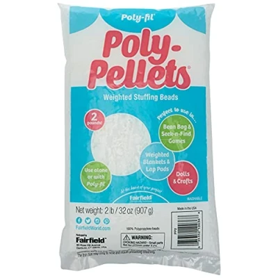 Immagine di Poly Fil PP2 Pellets Imbottitura beads, bianco, 32 oz (907g)