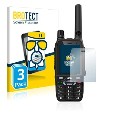 Immagine di brotect Pellicola Vetro Opaca per Motorola MXP600 (3 Pezzi) Protezione Schermo [Anti Riflesso, Durezza 9H]