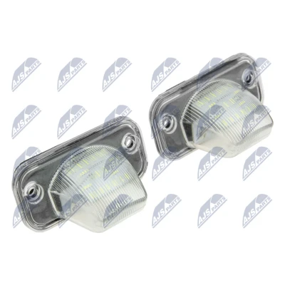 Immagine di NTY ELP VW 003 Luce Targa LED bilaterale con lampadina VOLKSWAGEN: TRANSPORTER 4 Bus