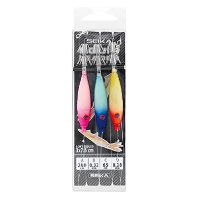Immagine di Seika Totanare Esca Artificiale Squid Leader Silk Totanara per Seppia e Calamaro