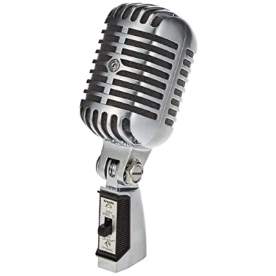Immagine di Shure 55sh Serie II Iconic Unidyne Dynamic Vocal Microfono, Mic classico e vintage con modello polare direzionale cardioide per spettacoli dal vivo