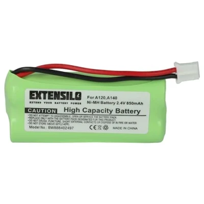 Immagine di EXTENSILO batteria sostituisce V30145 K1310 X383 per telefono fisso cordless (850mAh, 2,4V, NiMH)