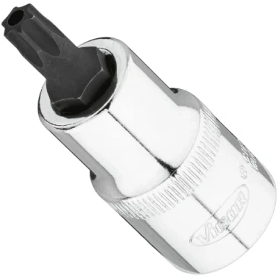 Immagine di VIGOR V7055 T40H Profilo TH Inserto giravite 1 pezzo Quadrata , 1/2 (12.5 mm)
