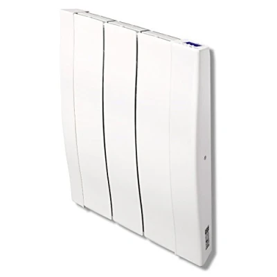 Immagine di Haverland RC3W+ Radiatore elettrico a inerzia in alluminio pressofuso 450 W Programmazione via app Tecnologia Bluetooth Design compatto Uso 1 6h/giorno Fino +/ 8 m² Bianco
