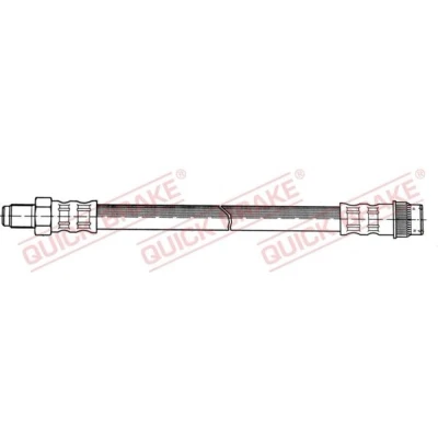 Immagine di QUICK BRAKE 32.053 Tubi Freno 160mm M10x1 con filettatura interna, esterna