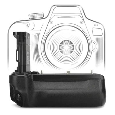 Immagine di CELLONIC® Impugnatura BG R10 Compatibile con Canon EOS R5, R6, R6 Mark II Battery Grip per Fotocamera Fotografia Verticale Multifunzione portabatterie LP E6N, E6NH