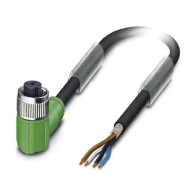Immagine di Phoenix Contact 1500729 Connettore confezionato per sensore o attuatore M12 Presa angolata 10.00 m Numero di poli: 4 1 pz.