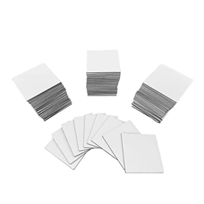 Immagine di 84 piastrelle quadrate vuote (stesse dimensioni di Carcassonne gioco da tavolo chit) 4,5 cm x